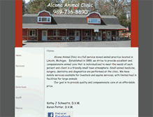 Tablet Screenshot of alconaanimalclinic.com
